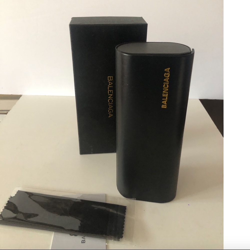 Balenciaga Unisex Sunglasses Wraparound Havana BB0001S-002 59 - Picture 7 of 13